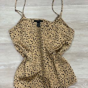 F21 Cheetah camisole